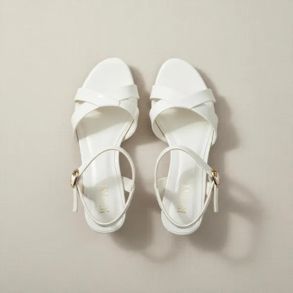Women’s_White_Patent_Heeled_Sandals_with_Cross_Straps_&_Ankle_Buckle_|_WOSUM