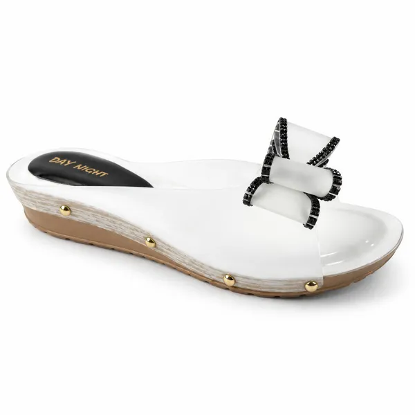 Women's_White_Wedge_Sandals_with_Black_Embellished_Bow_|_Premium_Slip-On_Sandals