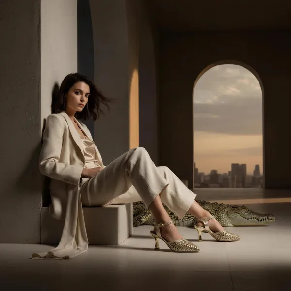Wosum_Aurelia_Gold_Woven_Slingback_Kitten_Heels