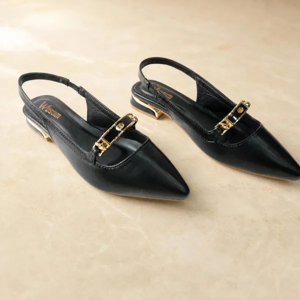 Wosum_Black_Slingback_Kitten_Heels_for_Women_|_Pointed_Toe_Elegant_Heels