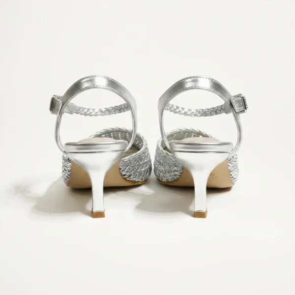 Wosum_Celeste_Silver_Woven_Slingback_Kitten_Heels