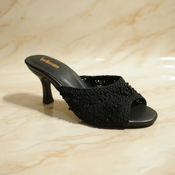 Wosum_Noir_Pearl_Embellished_Block_Heel_Mules_for_Women