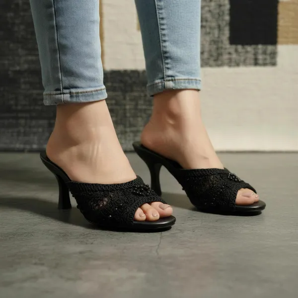 Wosum_Noir_Pearl_Embellished_Block_Heel_Mules_for_Women