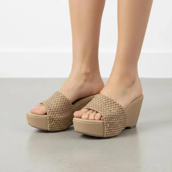 Wosum_Women's_Beige_Embellished_Wedge_Heel_Slip-On_Sandals_|_Comfortable_Party_&_Ethnic_Wear_Platform_Heels