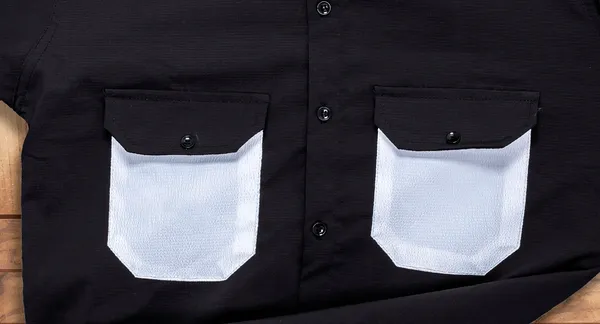 Black_Cotton_Blend_Solid_Full_Sleeve_Shirt_For_Men