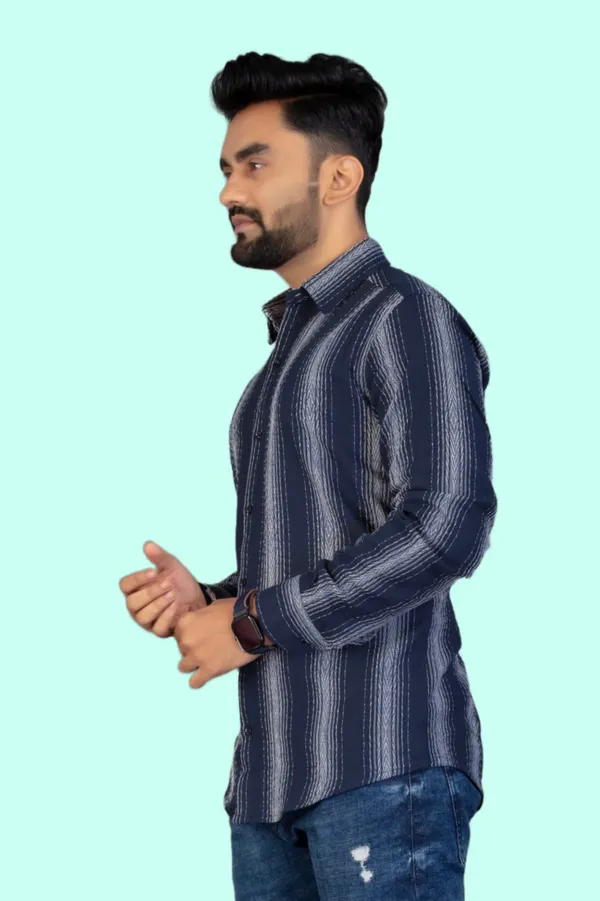 Blue_Cotton_Blend_Striped_Full_Sleeve_Shirt_For_Men