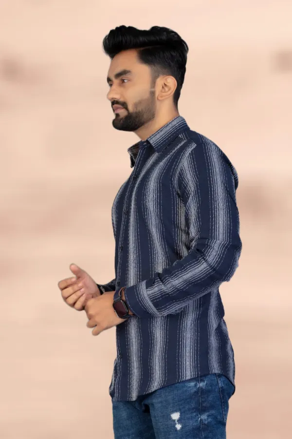 Blue_Cotton_Blend_Striped_Full_Sleeve_Shirt_For_Men