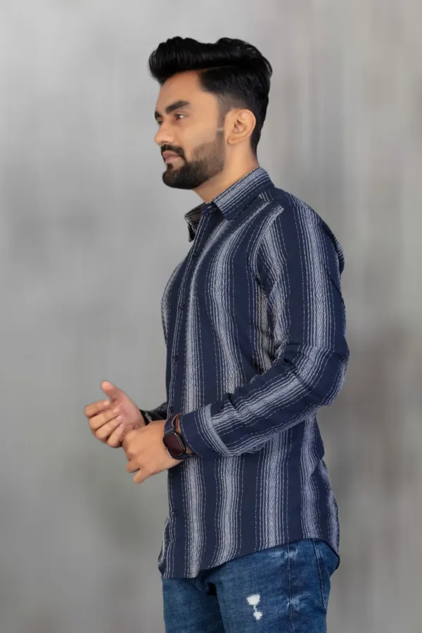 Blue_Cotton_Blend_Striped_Full_Sleeve_Shirt_For_Men