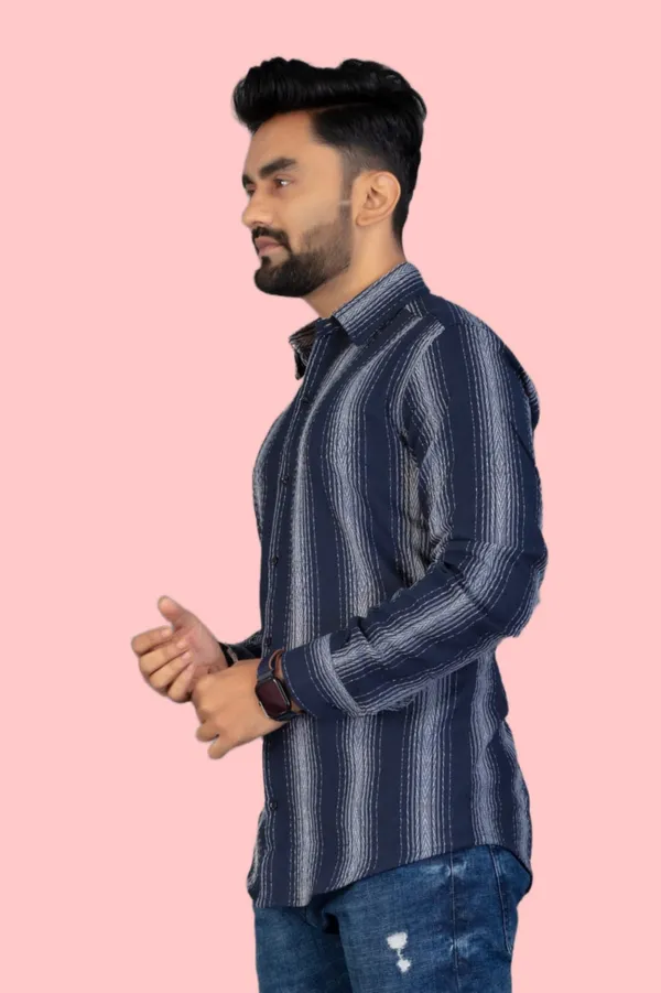Blue_Cotton_Blend_Striped_Full_Sleeve_Shirt_For_Men