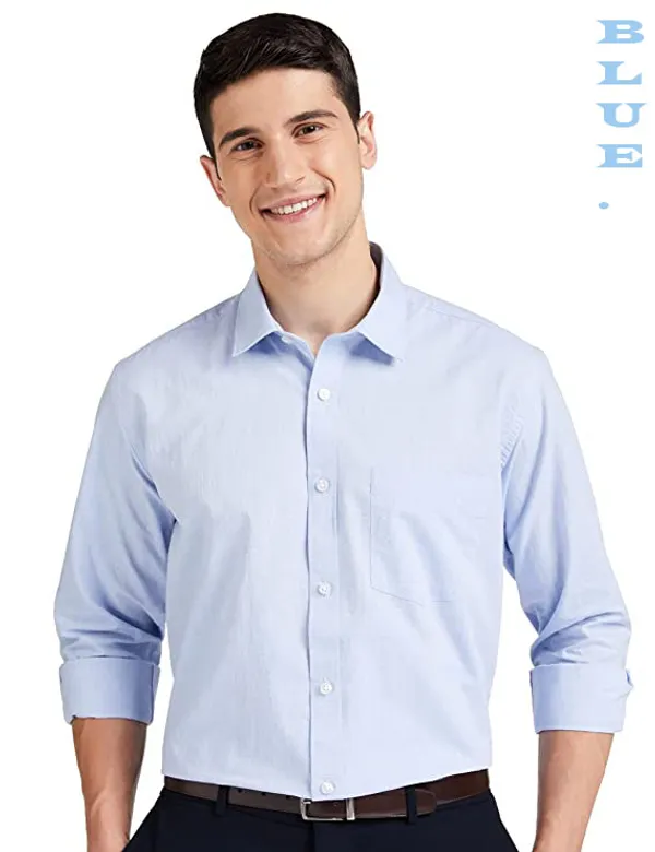 Light_Blue_Cotton_Blend_Solid_Full_Sleeve_Shirt_For_Men