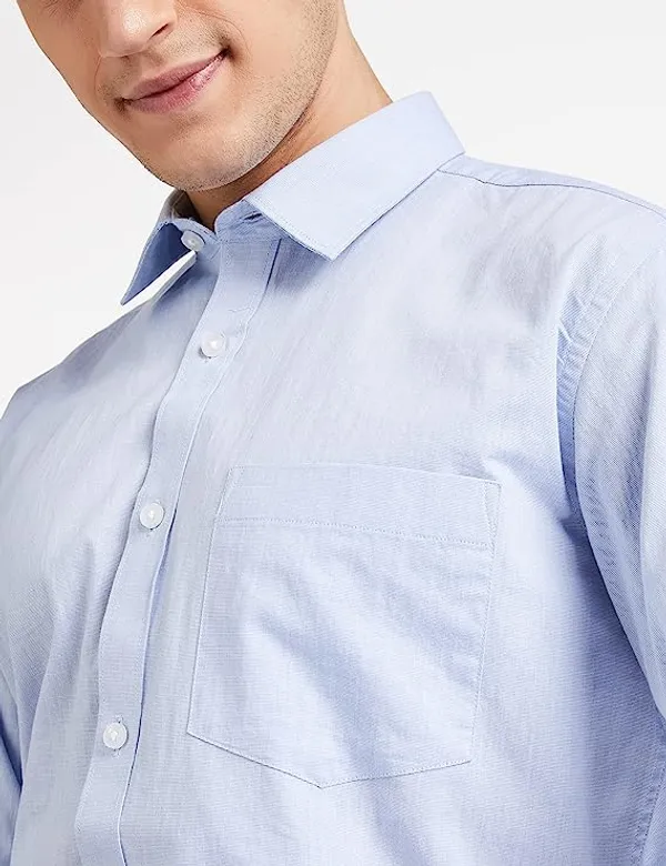 Light_Blue_Cotton_Blend_Solid_Full_Sleeve_Shirt_For_Men