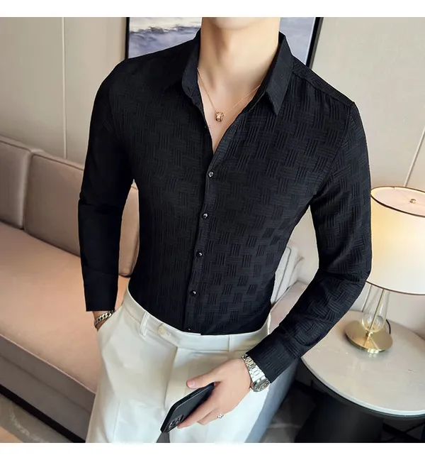 Black_Polycotton_Solid_Full_Sleeve_Shirt_For_Men