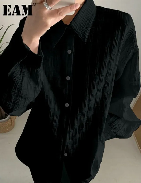 Black_Cotton_Blend_Solid_Full_Sleeve_Shirt_For_Men