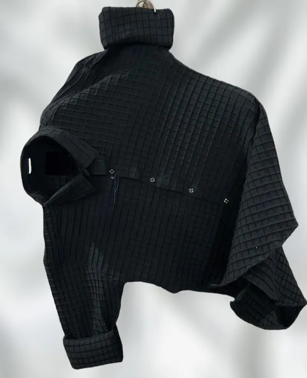Black_Cotton_Blend_Solid_Full_Sleeve_Shirt_For_Men