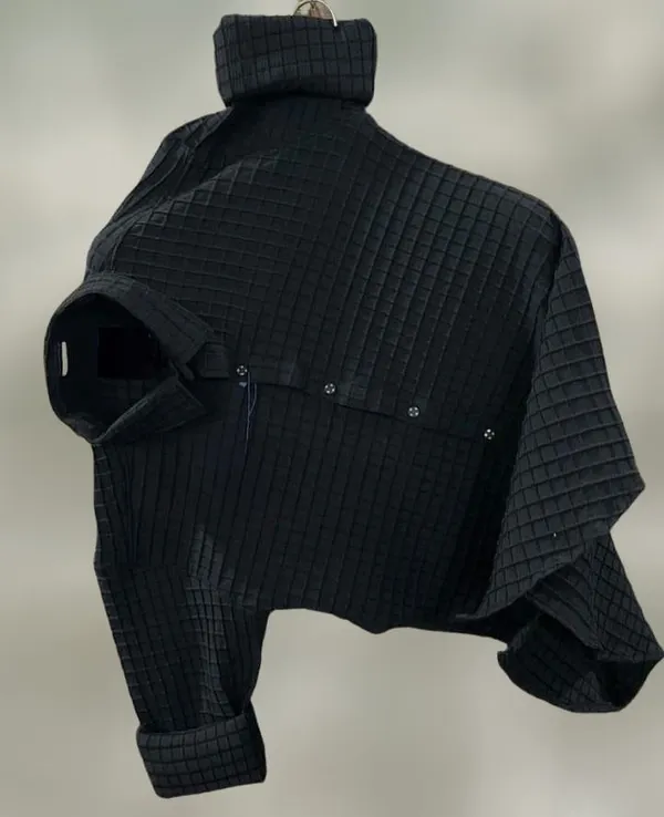 Black_Cotton_Blend_Solid_Full_Sleeve_Shirt_For_Men