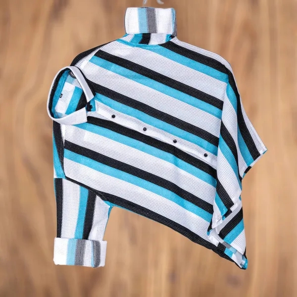 Blue_Polycotton_Striped_Full_Sleeve_Shirt_For_Men
