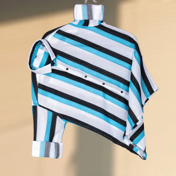 Blue_Polycotton_Striped_Full_Sleeve_Shirt_For_Men