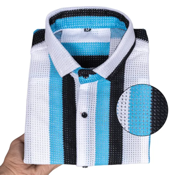 Blue_Polycotton_Striped_Full_Sleeve_Shirt_For_Men