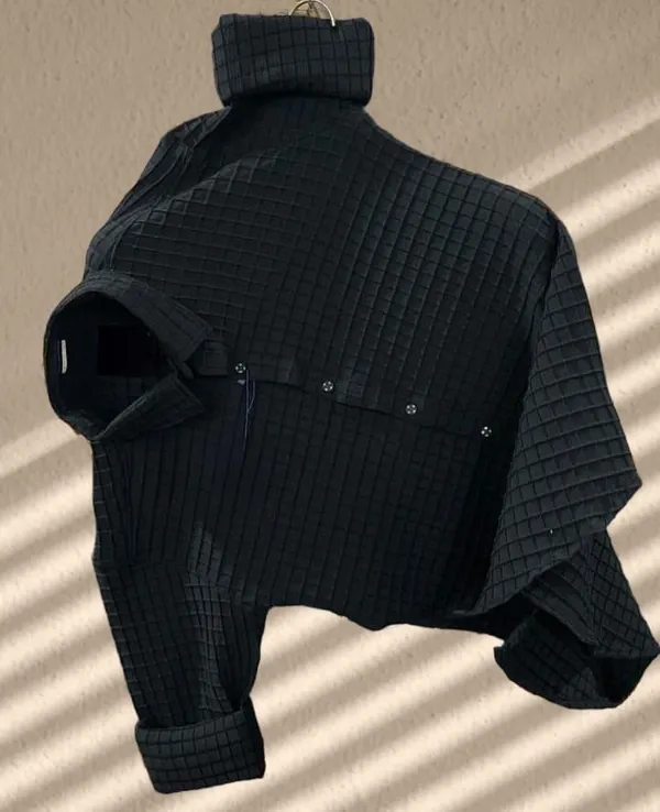 Black_Cotton_Blend_Solid_Full_Sleeve_Shirt_For_Men