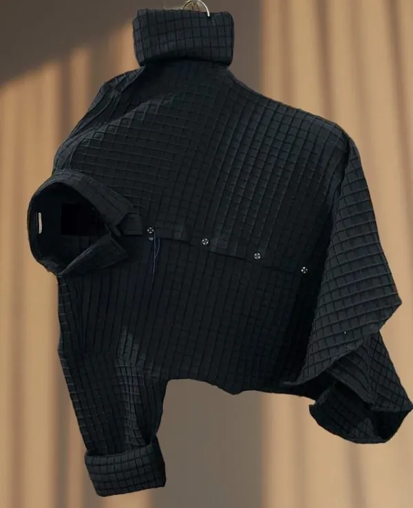 Black_Cotton_Blend_Solid_Full_Sleeve_Shirt_For_Men