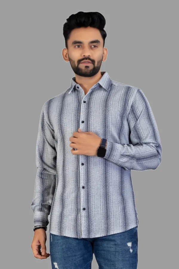 Grey_Cotton_Blend_Striped_Full_Sleeve_Shirt_For_Men