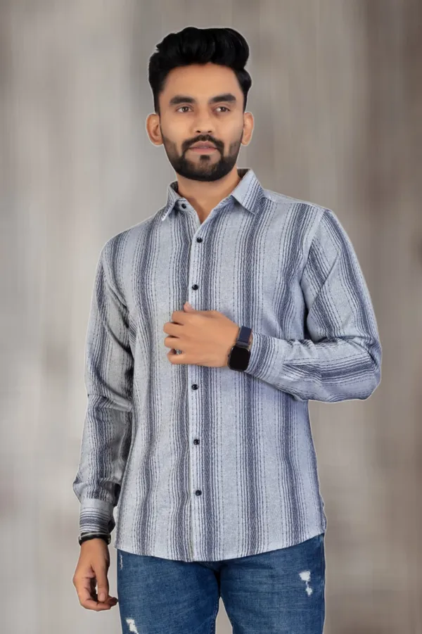 Grey_Cotton_Blend_Striped_Full_Sleeve_Shirt_For_Men