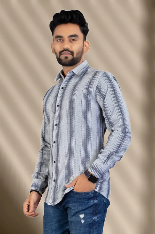 Grey_Cotton_Blend_Striped_Full_Sleeve_Shirt_For_Men