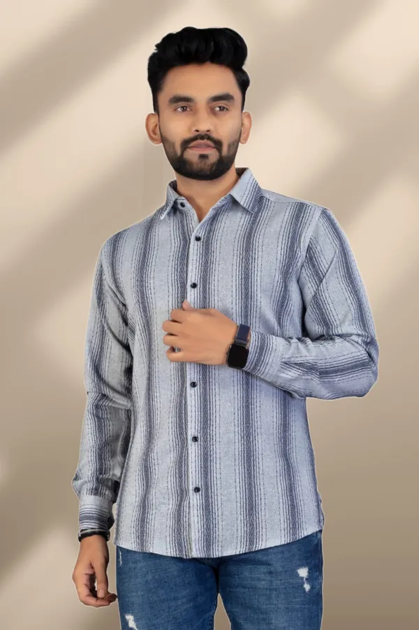 Grey_Cotton_Blend_Striped_Full_Sleeve_Shirt_For_Men