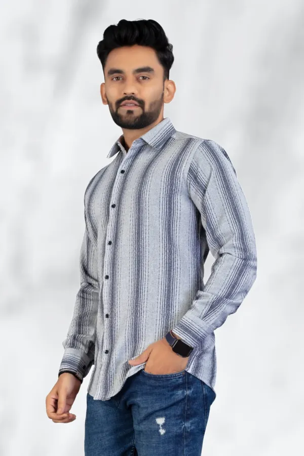 Grey_Cotton_Blend_Striped_Full_Sleeve_Shirt_For_Men