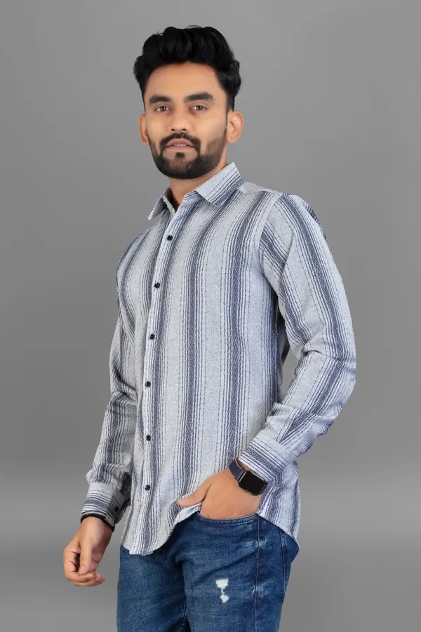 Grey_Cotton_Blend_Striped_Full_Sleeve_Shirt_For_Men