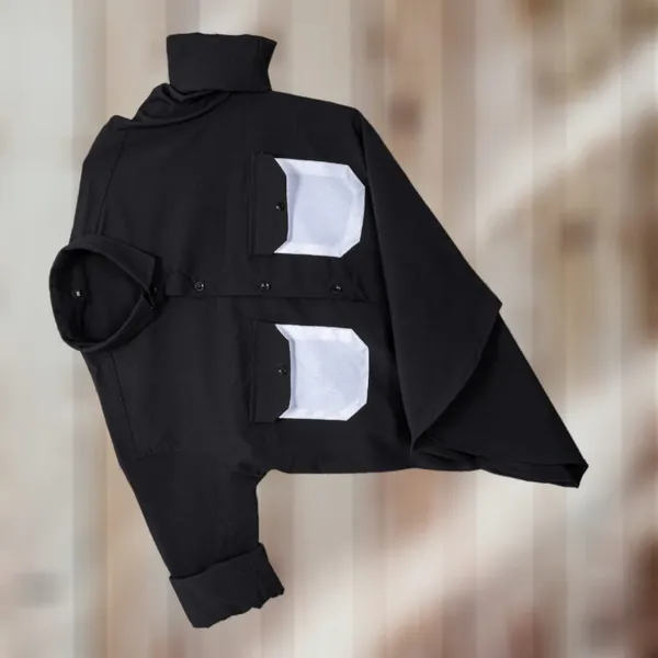 Black_Polycotton_Solid_Full_Sleeve_Shirt_For_Men