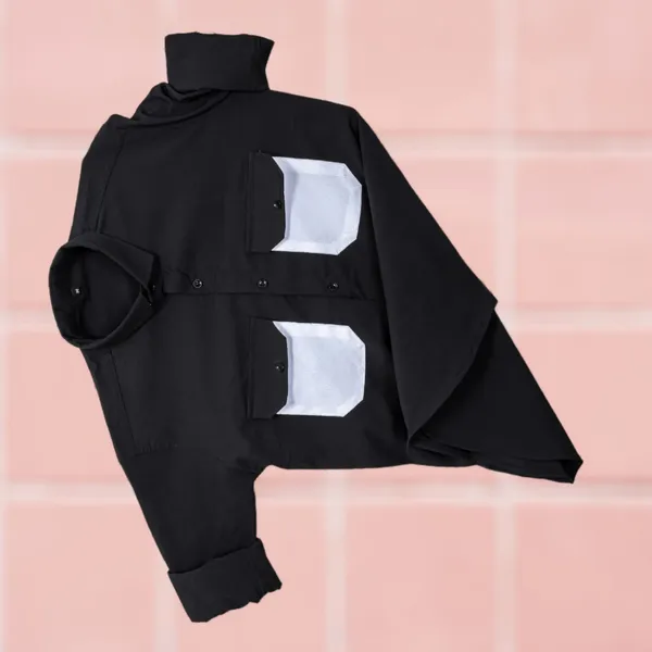 Black_Polycotton_Solid_Full_Sleeve_Shirt_For_Men