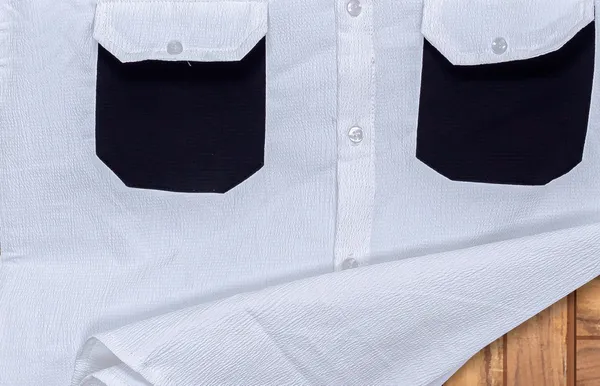 White_Polycotton_Solid_Full_Sleeve_Shirt_For_Men