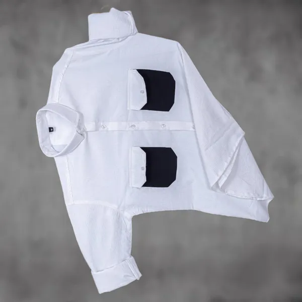 White_Polycotton_Solid_Full_Sleeve_Shirt_For_Men