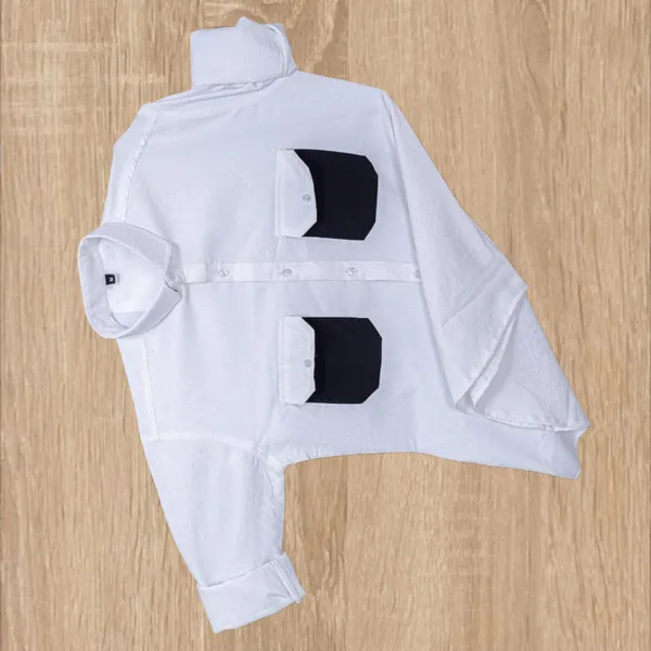 White_Polycotton_Solid_Full_Sleeve_Shirt_For_Men