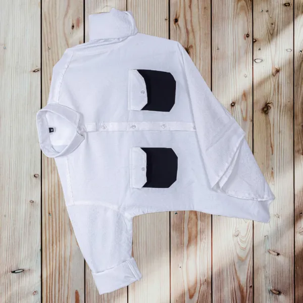 White_Polycotton_Solid_Full_Sleeve_Shirt_For_Men