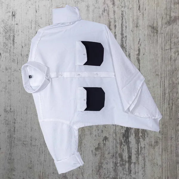 White_Polycotton_Solid_Full_Sleeve_Shirt_For_Men