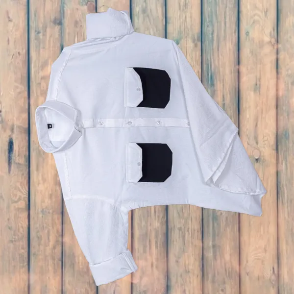 White_Polycotton_Solid_Full_Sleeve_Shirt_For_Men