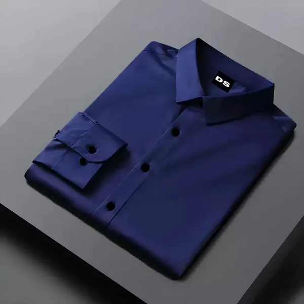 Blue_Satin_Solid_Full_Sleeve_Shirt_For_Men