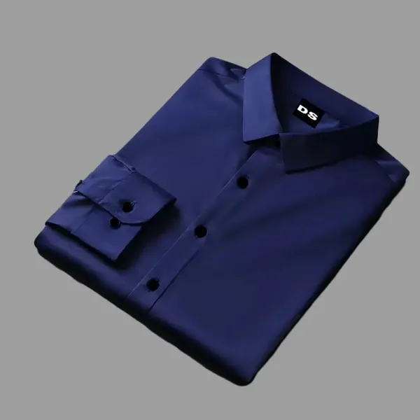 Blue_Satin_Solid_Full_Sleeve_Shirt_For_Men