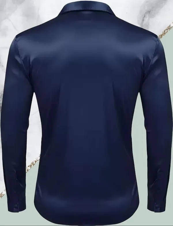 Blue_Satin_Solid_Full_Sleeve_Shirt_For_Men