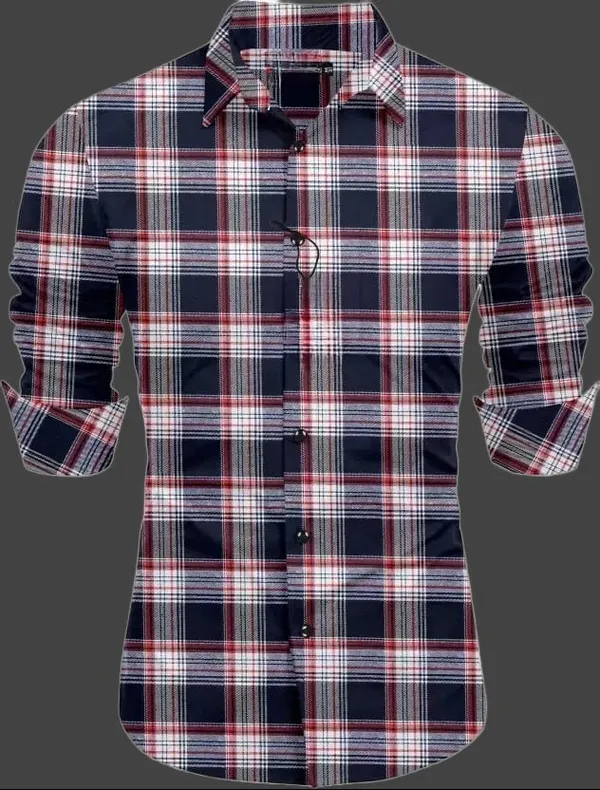 Multicolor_Cotton_Blend_Checkered_Full_Sleeve_Shirt_For_Men