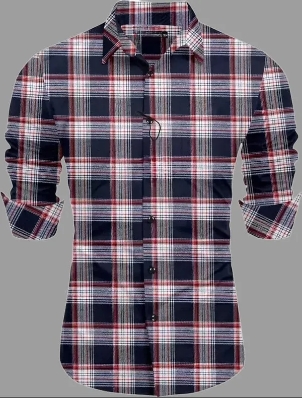 Multicolor_Cotton_Blend_Checkered_Full_Sleeve_Shirt_For_Men
