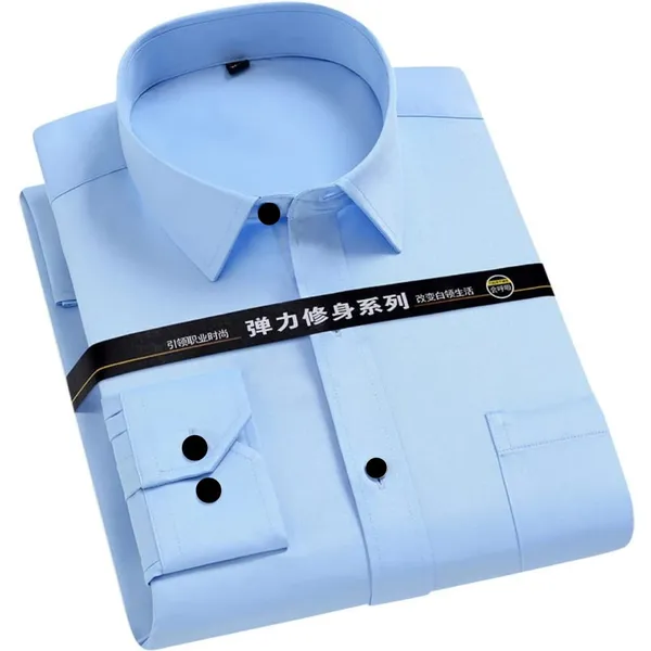 Light_Blue_Cotton_Blend_Solid_Full_Sleeve_Shirt_For_Men