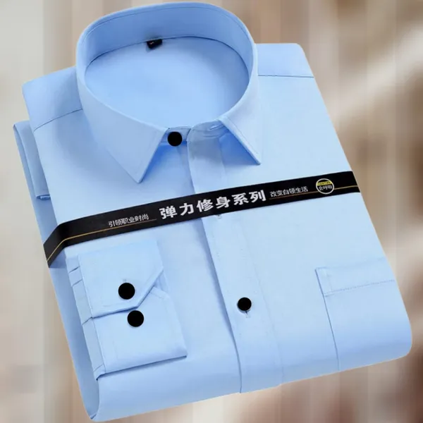 Light_Blue_Cotton_Blend_Solid_Full_Sleeve_Shirt_For_Men