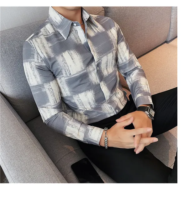 Grey_Polycotton_Printed_Full_Sleeve_Shirt_For_Men