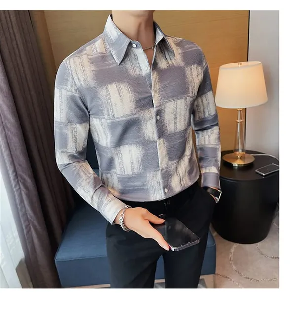 Grey_Polycotton_Printed_Full_Sleeve_Shirt_For_Men