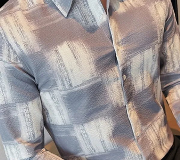 Grey_Polycotton_Printed_Full_Sleeve_Shirt_For_Men
