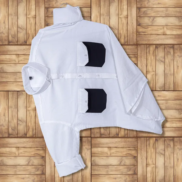 White_Cotton_Blend_Solid_Full_Sleeve_Shirt_For_Men