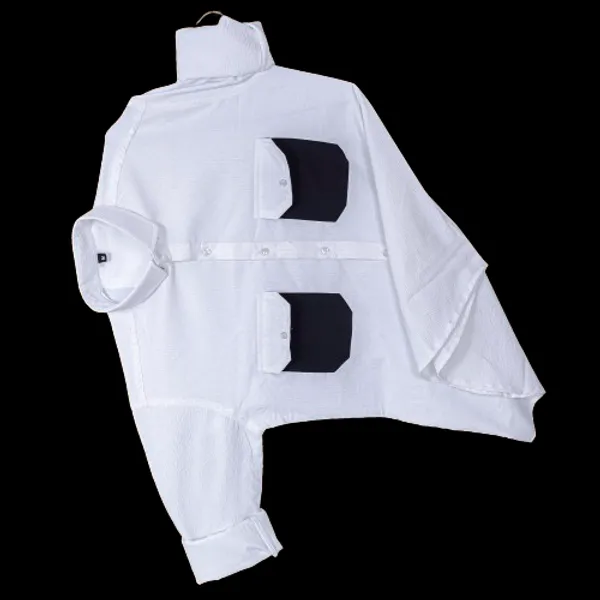White_Cotton_Blend_Solid_Full_Sleeve_Shirt_For_Men